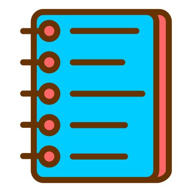 Kontrol listesi simgesi vektör illüstrasyonu