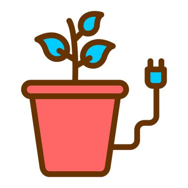 Bitki. Web simgesi basit tasarım