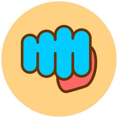 Çizgi film simgesinin vektör çizimi