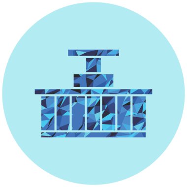 Bir geminin vektör çizimi