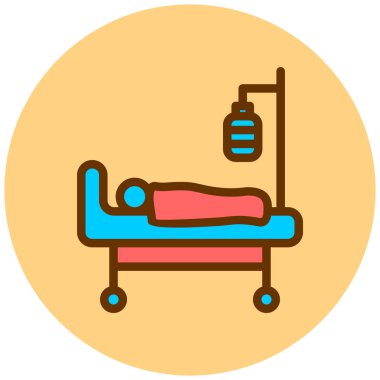 Hastane yatağı. Basit tasarım