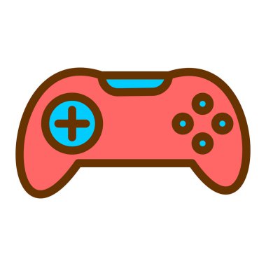 Oyun kolu. Web simgesi basit illüstrasyon