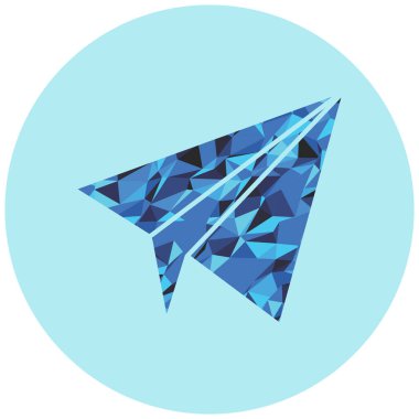 mavi ve beyaz kağıt uçak