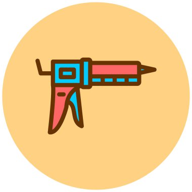 Bir matkap simgesinin vektör illüstrasyonu