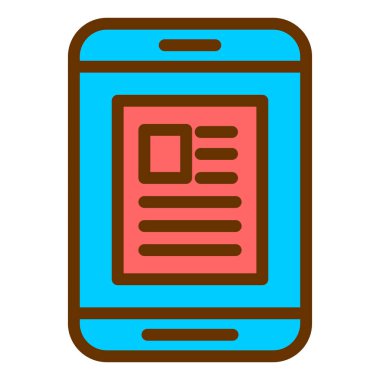 cep telefonu ikonu vektör illüstrasyonu