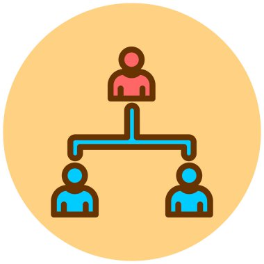 iş ekibi simgesi, vektör illüstrasyonu