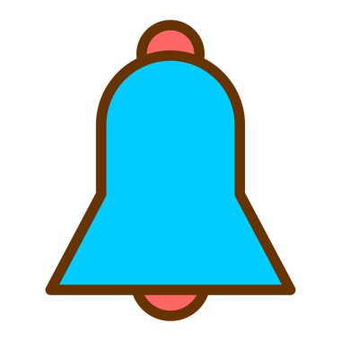 Zil. Web simgesi basit illüstrasyon