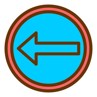 ok simgesi vektör illüstrasyonu