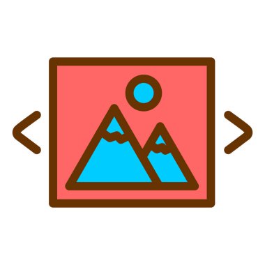 fotoğraf makinesi ikon vektör illüstrasyonu