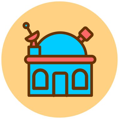 Bina. Web simgesi basit tasarım