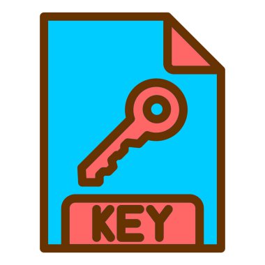 dosya biçimi simgesi, vektör illüstrasyonu