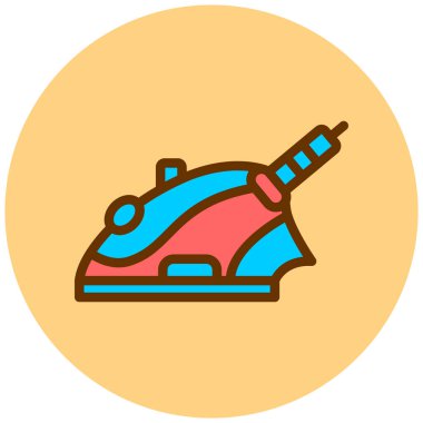 Demir gibi. Web simgesi vektör illüstrasyonu