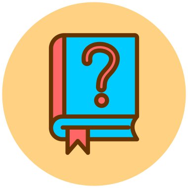 Kitap. Web simgesi basit illüstrasyon