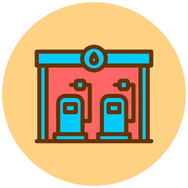 Benzin istasyonu. Basit tasarım