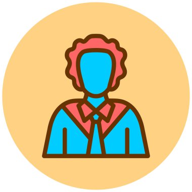 avatar. Web simgesi basit illüstrasyon