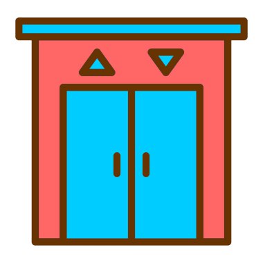 Tek izole edilmiş simgenin vektör illüstrasyonu 