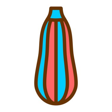 Sebze yiyeceği ikon vektör çizimi