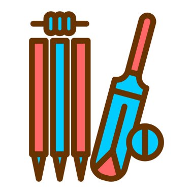 boya fırçası ikon vektörü. İnce çizgi işareti. izole edilmiş sınır sembolü çizimi