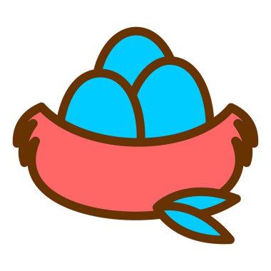 Geleneksel yumurta ikonunun çizimi