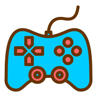 Oyun kolu. Web simgesi basit illüstrasyon