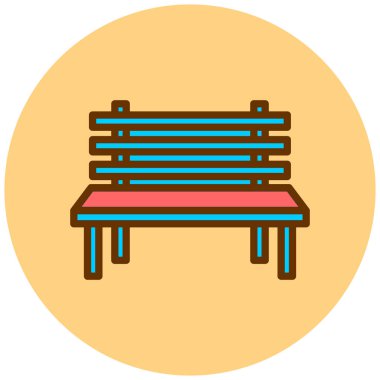 Yedek kulübesi Web simgesi basit tasarım