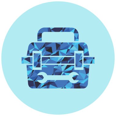 Sırt çantası ikonlu çanta. vektör illüstrasyonu