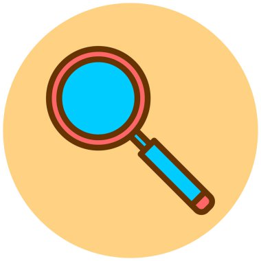 Ara. Web simgesi basit illüstrasyon