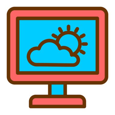 Bulut hesaplama. Web simgesi