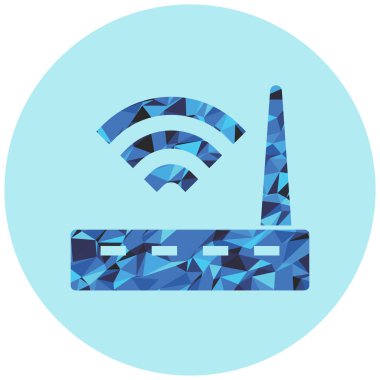 wifi simgesi vektör illüstrasyonu