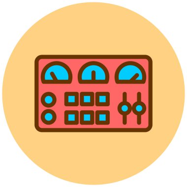 Bina. Web simgesi basit illüstrasyon