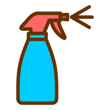 Temizlik. Web simgesi basit tasarım