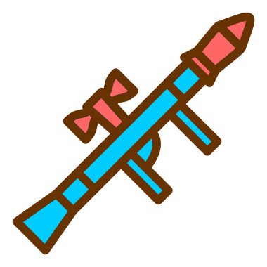 silah simge vektör çizim