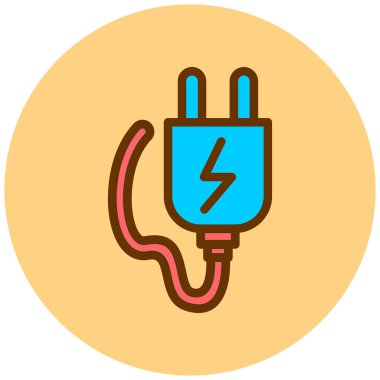 Fiş. Web simgesi basit illüstrasyon