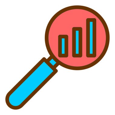 Arama analizi. Basit illüstrasyon