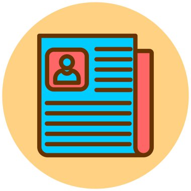 Devam et. Web simgesi basit illüstrasyon