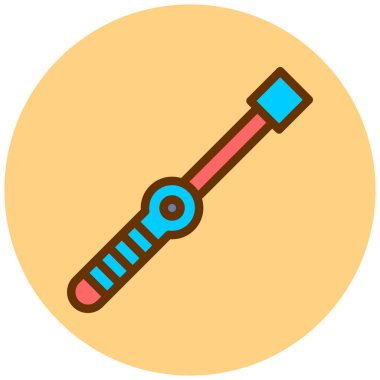 İngiliz anahtarı. Web simgesi basit illüstrasyon