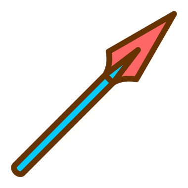 Kılıç. Web simgesi basit illüstrasyon