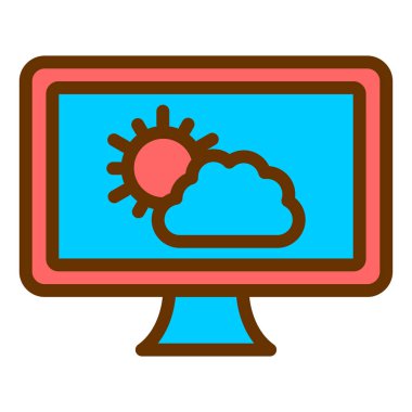 Bulut hesaplama. Web simgesi