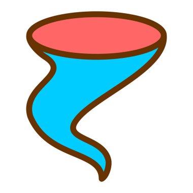 Tek bir çizgi film simgesinin vektör illüstrasyonu