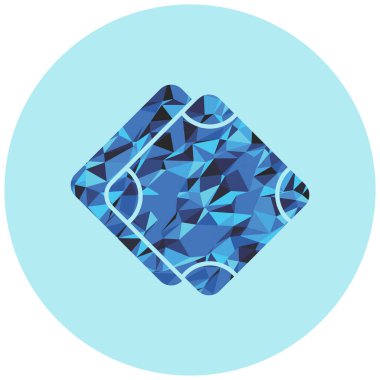 Elmas vektör simgesi. Beyaz arkaplanda izole edilmiş değerli taşın izometrik çizimi