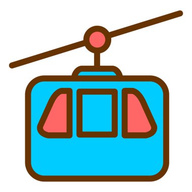 tren simgesi vektör illüstrasyonu