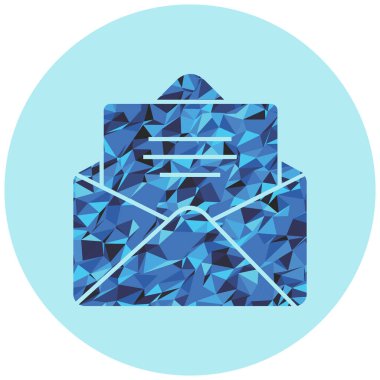 e- posta web simgesi vektör illüstrasyonu 