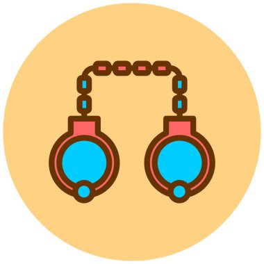 Kolye. Web simgesi basit illüstrasyon