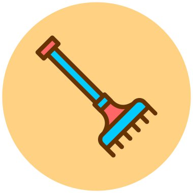 Tırmık. Web simgesi basit illüstrasyon