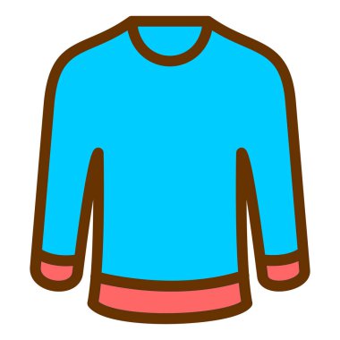 Kıyafetler. Web simgesi basit illüstrasyon