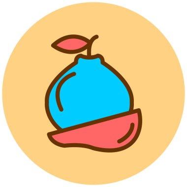 Palamut. Web simgesi basit illüstrasyon