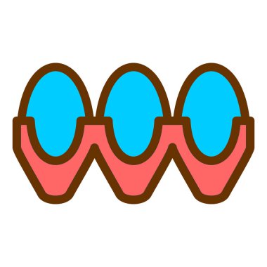 Gözlük ikonu vektörü. Düz çizim. 10 saniye.