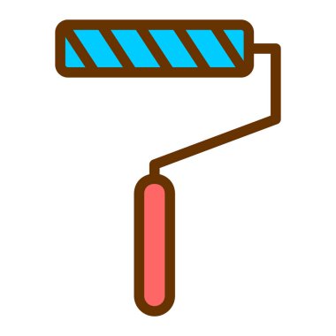 boya silindiri vektör illüstrasyonu