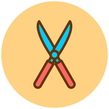 Bir makasın vektör illüstrasyonu