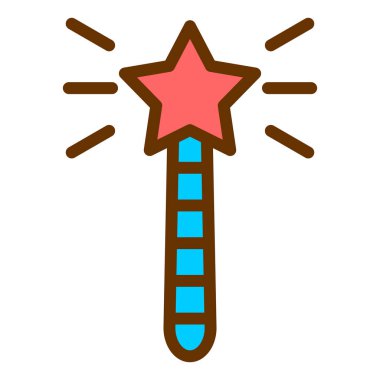 Yıldız. Web simgesi basit illüstrasyon